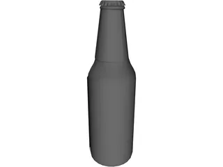 Bottle Beer 3D Model