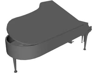 Classic Piano 3D Model