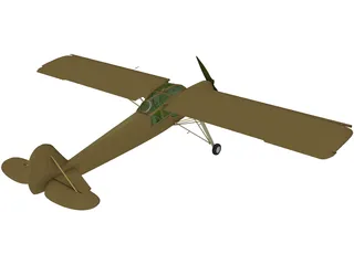 Fieseler Fi 156C Storch 3D Model