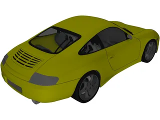 Porsche 911 Carrera 4S (2002) 3D Model