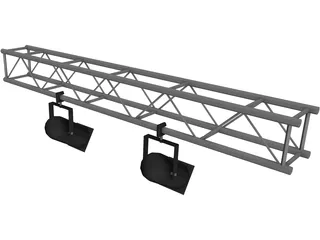 Stage Lights 3D Model