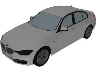 BMW 3-Series 335i [F30] (2012) 3D Model