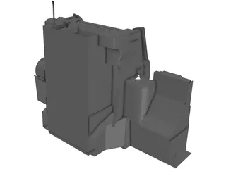 Durmax Turbo Diesel 6.6 Engine 3D Model