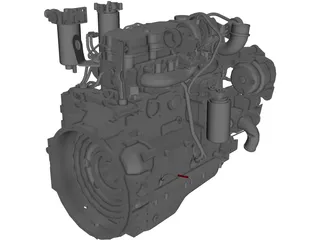 Cummins QSB4.5TAA Engine 3D Model