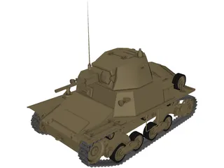 Fiat Ansaldo L6-40 3D Model