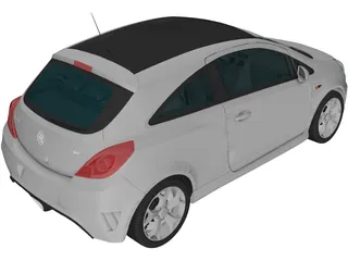 Opel/Vauxhall Corsa VXR (2009) 3D Model