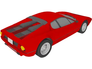 Ferrari 512BB Berlinetta Boxer 3D Model
