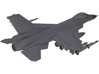 F-16 Fighting Falcon 3D Model