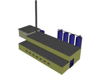 Factory 3D Model