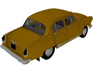 Gaz-21 Volga 3D Model
