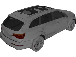 Audi Q7 V12 TDI (2010) 3D Model