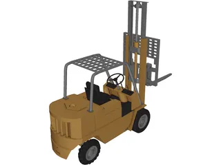 Forklift 3D Model