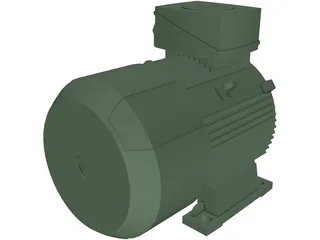 Siemens Electric Motor 3D Model