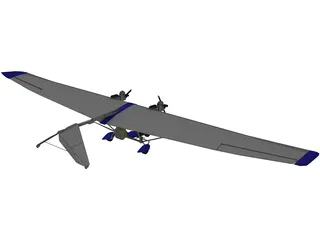 Ultra Light Aircraft 3D Model
