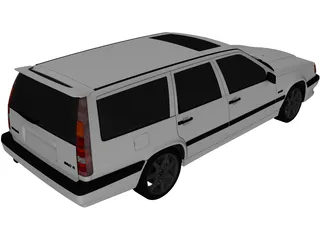 Volvo 850R Estate 3D Model
