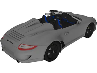 Porsche 911 Speedster (2010) 3D Model