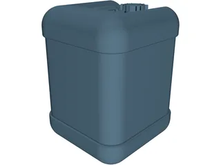 Plastic Container 20lt 3D Model