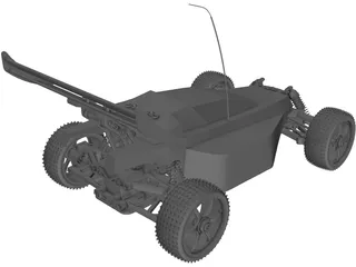 Buggy Remote Radio Control Car 3D Model