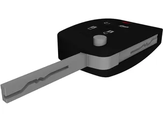 Electronic Car Key 3D Model