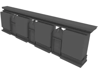 GC Station NYC Frontside 3D Model