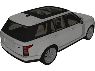 Range Rover L405 (2013) 3D Model