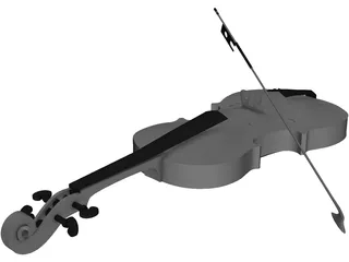 Violin 3D Model