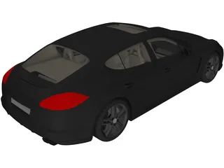 Porsche Panamera (2010) 3D Model