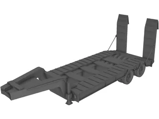 Kraz Trailer 3D Model