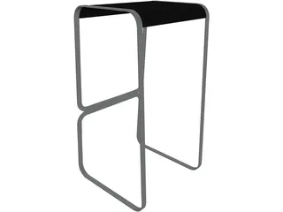 Bar Stool Continuum 3D Model