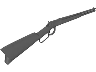 Winchester Rifle 3D Model