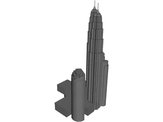 Petronas Twin Tower 3D Model