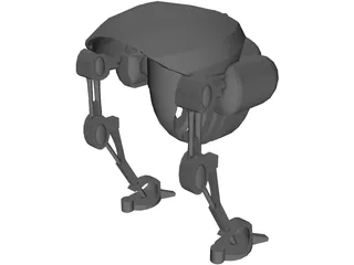 Martian Bombard 3D Model