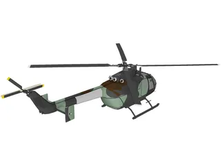 MBB Bo 105 3D Model