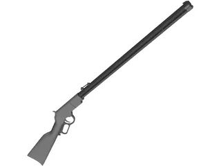 Henry Rifle 3D Model