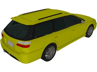 Subaru Legacy Wagon (2001) 3D Model