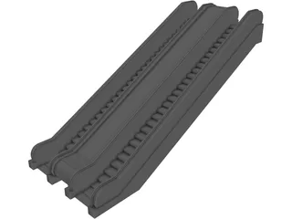 Double Escalator 3D Model