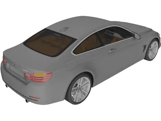 BMW 435i 4-Series Coupe [F32] (2014) 3D Model