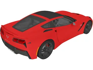 Chevrolet Corvette Stingray C7 (2014) 3D Model