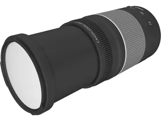 Canon Zoom Lens EF 75-300mm 1:4-5.6 3D Model