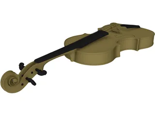 Violin 3D Model