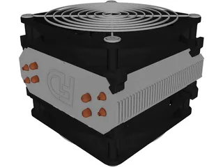 CPU Heatsink 3D Model
