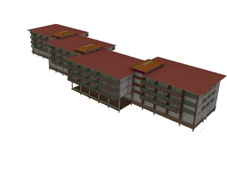 Hotel Smolyan Bulgaria 3D Model