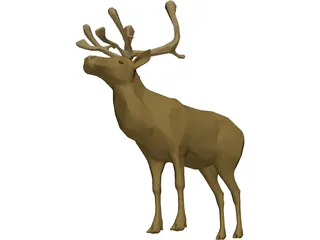 Reindeer 3D Model