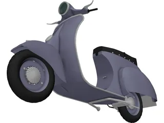 Scooter Vespa 3D Model
