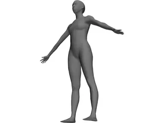 Woman African-American 3D Model