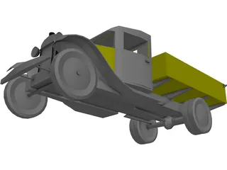 GAZ AA 3D Model
