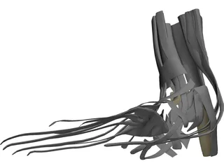 Foot Muscles 3D Model