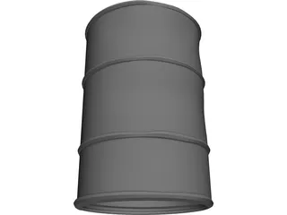 Rusty Old Barrel 3D Model