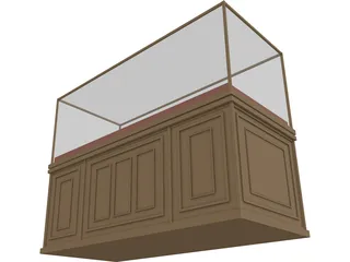 Museum Glassbox 3D Model