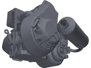 Lombardini LGA 340 Engine 3D Model